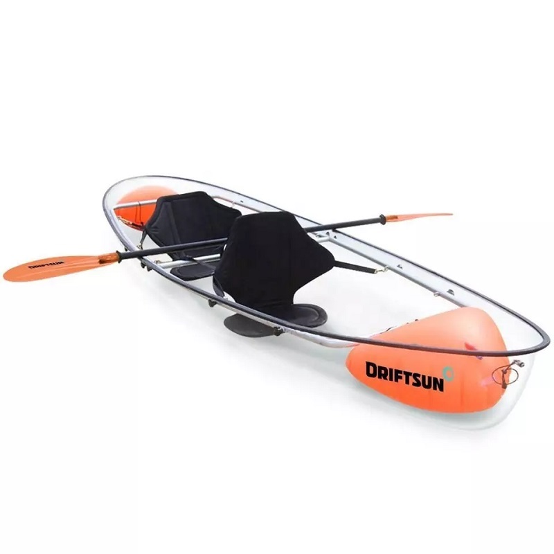 OEM design polycarbonate transparent canoe kayak